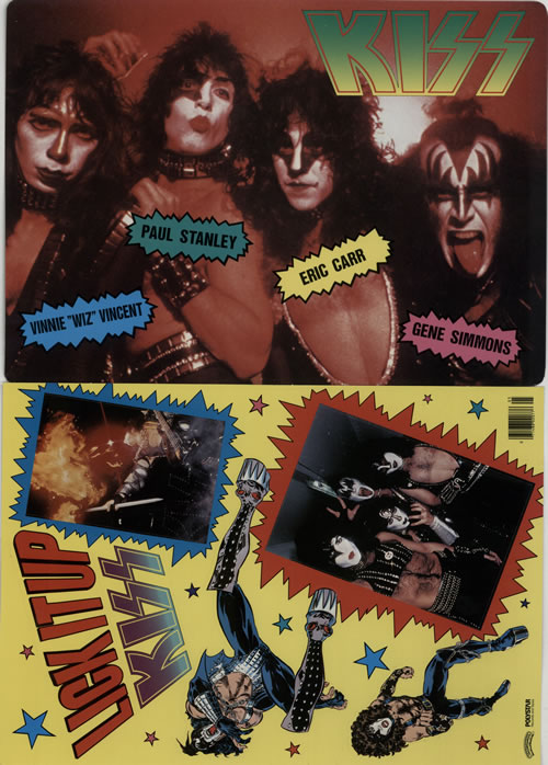 超レア♪ 「地獄の回想」KISS LICK IT UP ポスター 当時物
